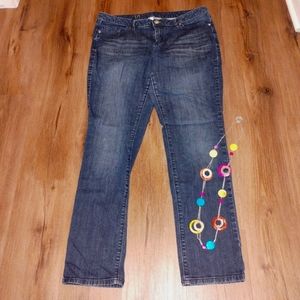 Lauren Conrad Straight Leg Jeans | Womens Plus Size 14